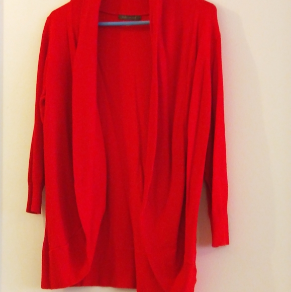 LAST CHANCE: Red Shrug Sweater - Picture 2 of 6